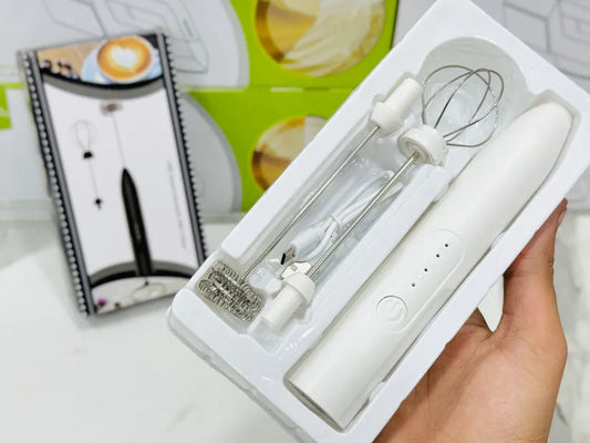 2 IN 1 Rechargeable Milk frother and Egg Beater